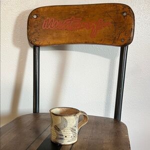 Handmade pottery coffee tea mug cup natural glaze tone